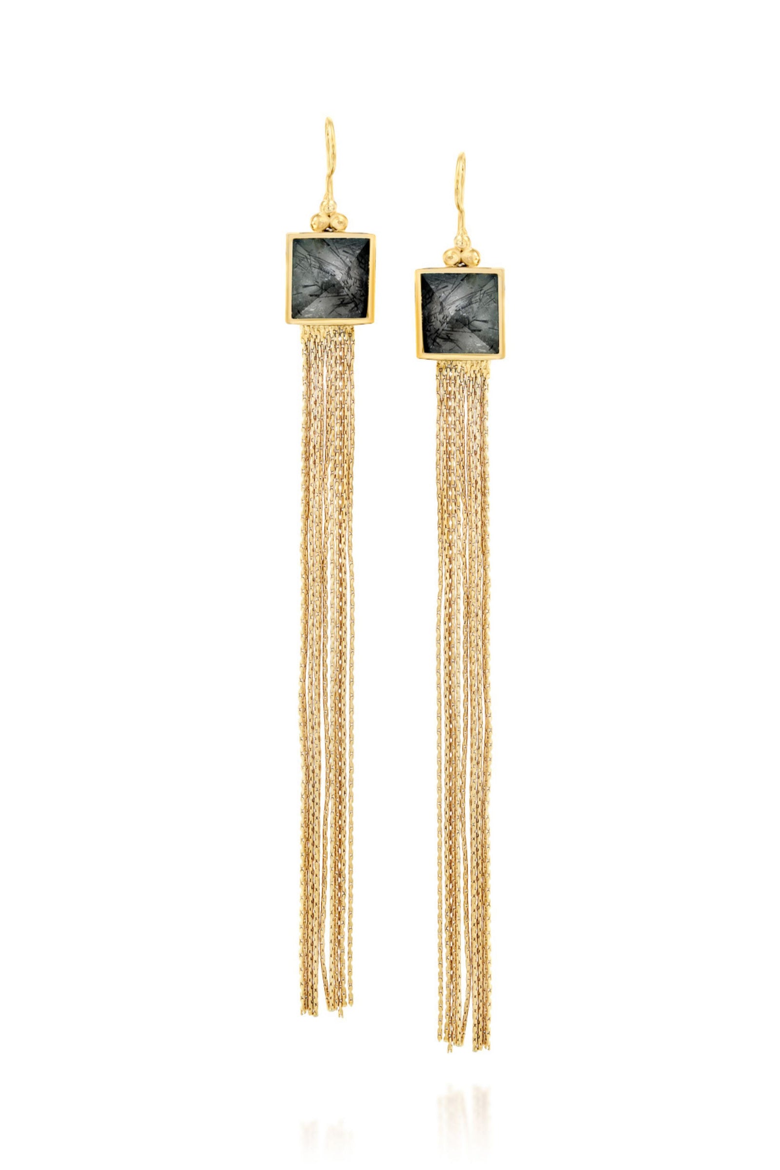 PYRAMID WATERFALL EARRINGS