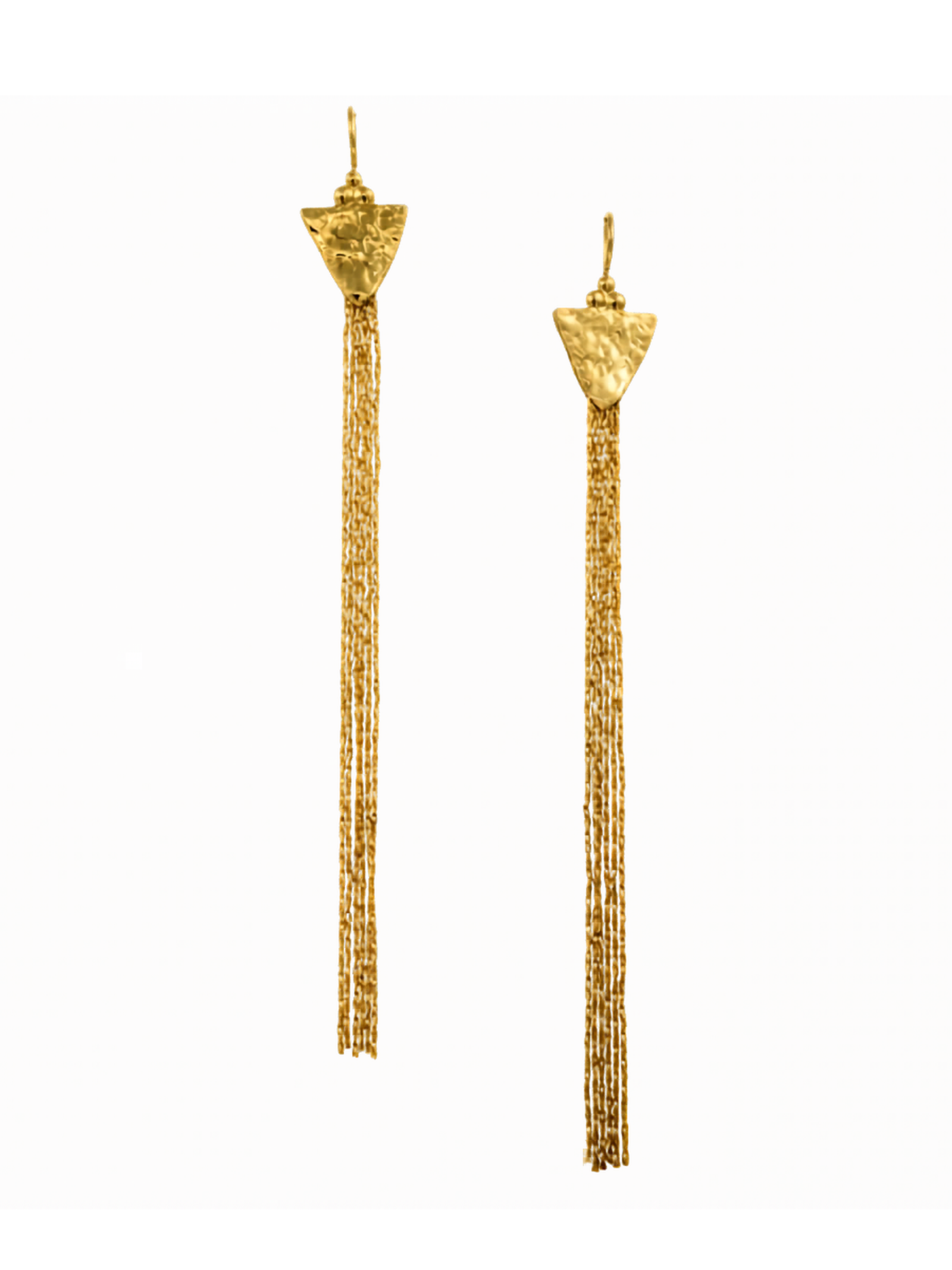 HAMMERED WATERFALL EARRINGS