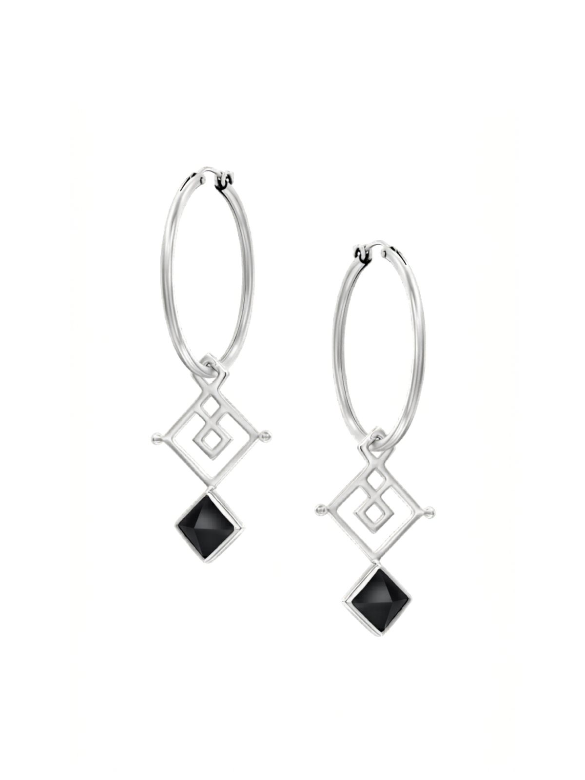 KALAHARI EARRINGS SILVER