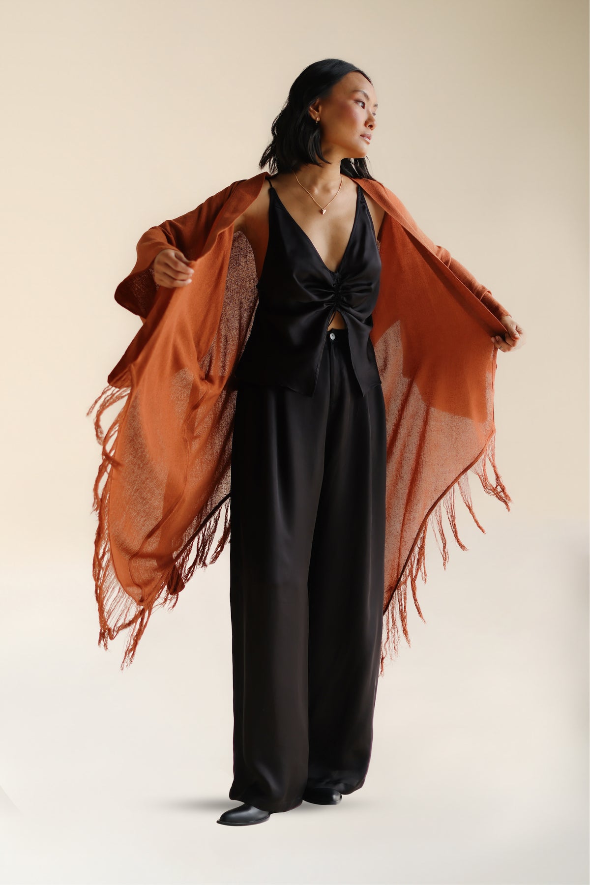 RAW SILK KIMONO