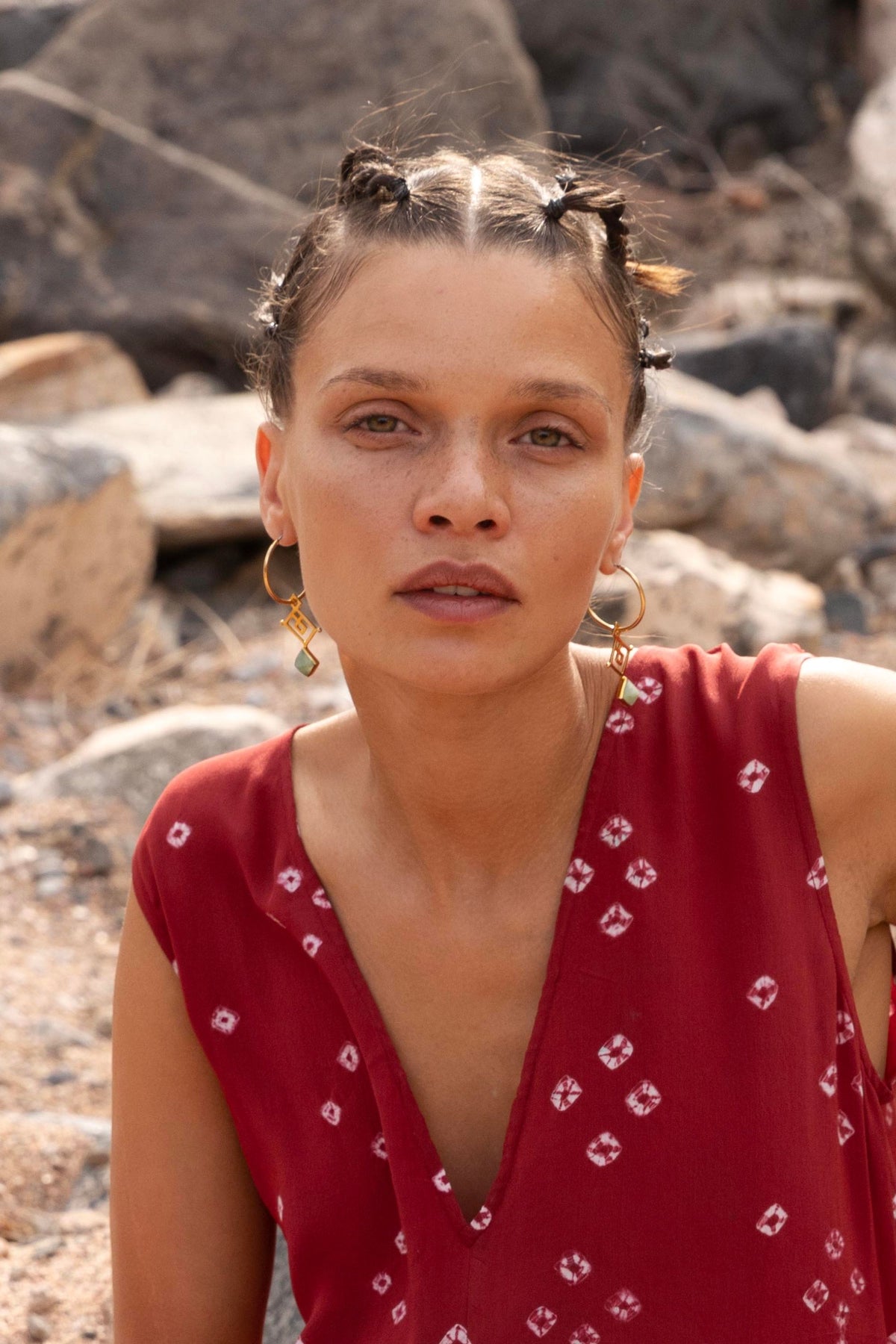 KALAHARI EARRINGS GOLD