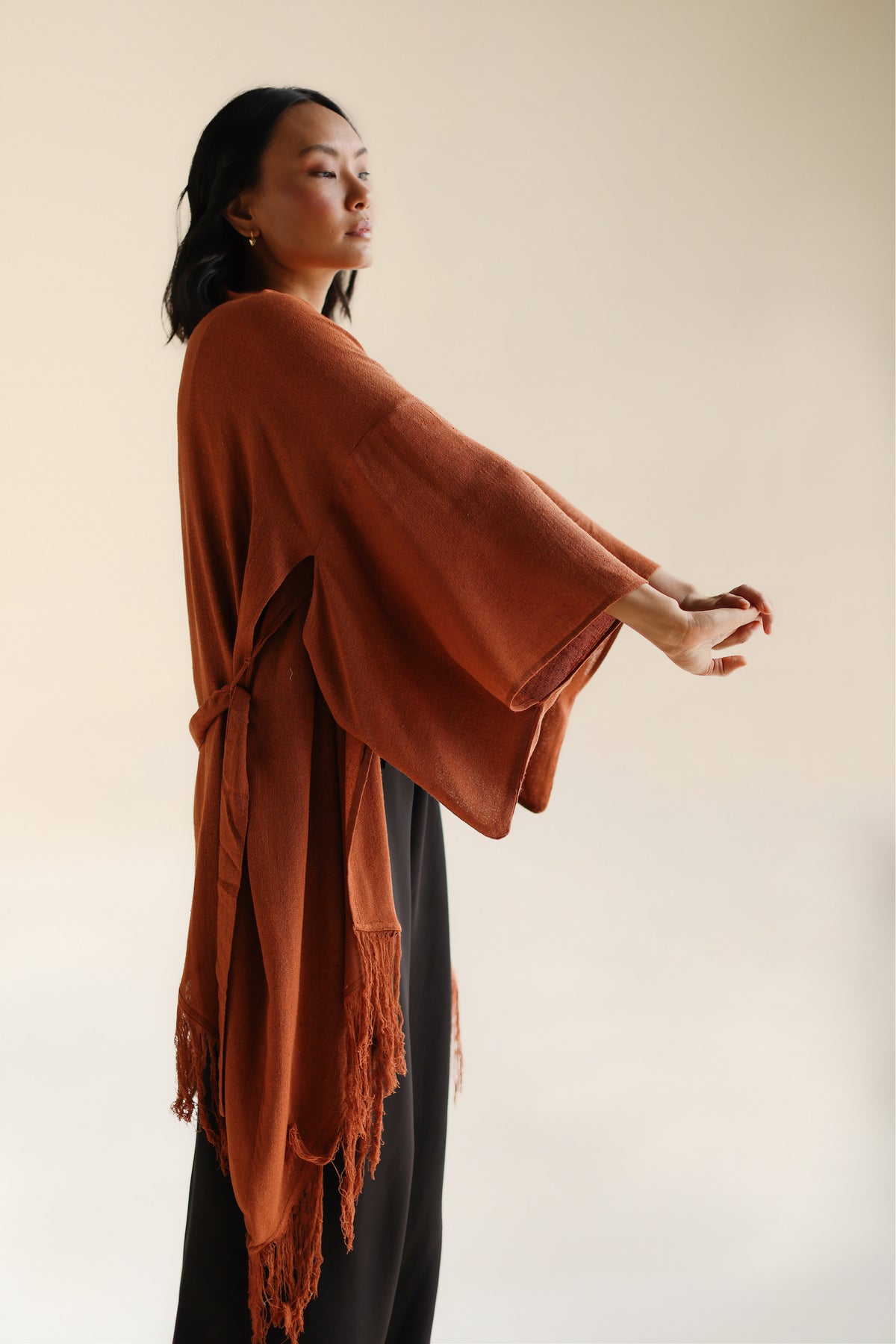 RAW SILK KIMONO
