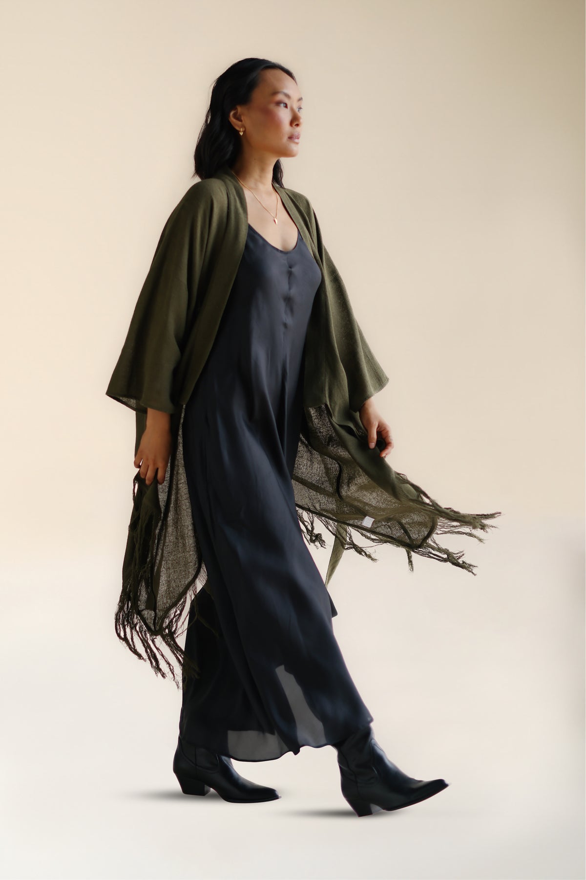 RAW SILK KIMONO