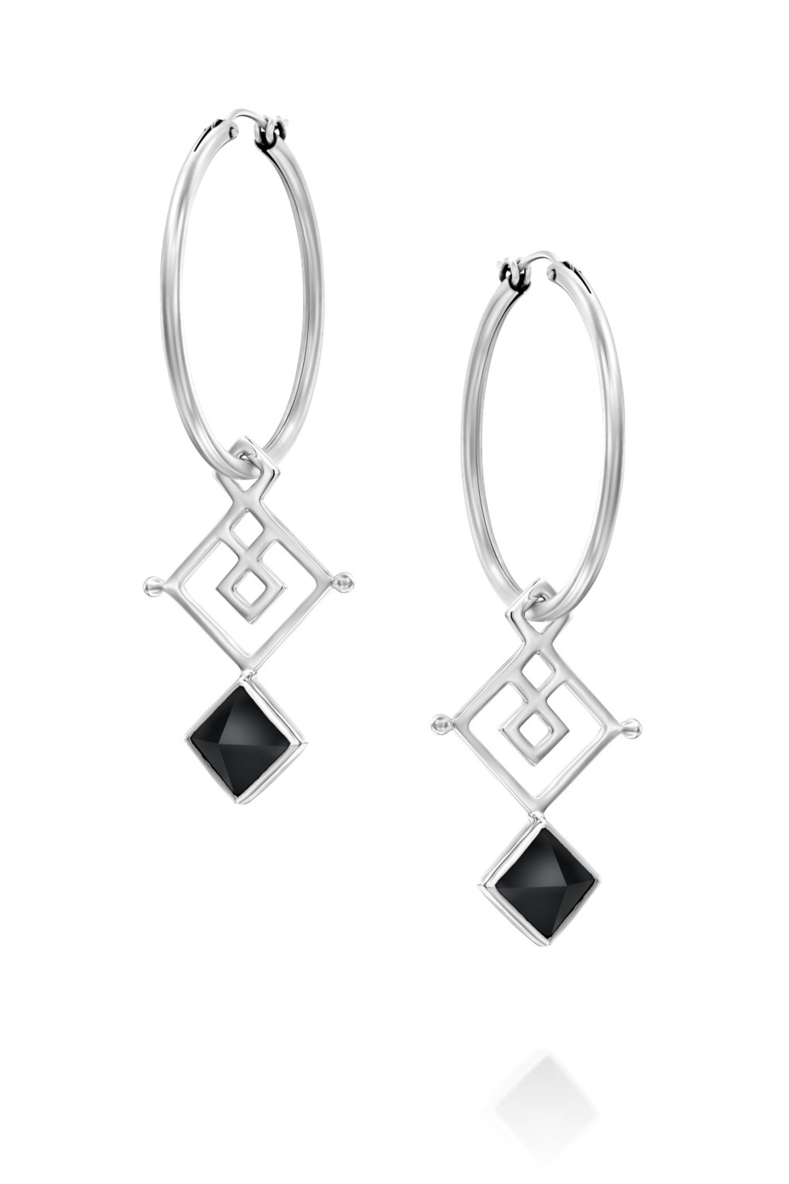 KALAHARI EARRINGS SILVER