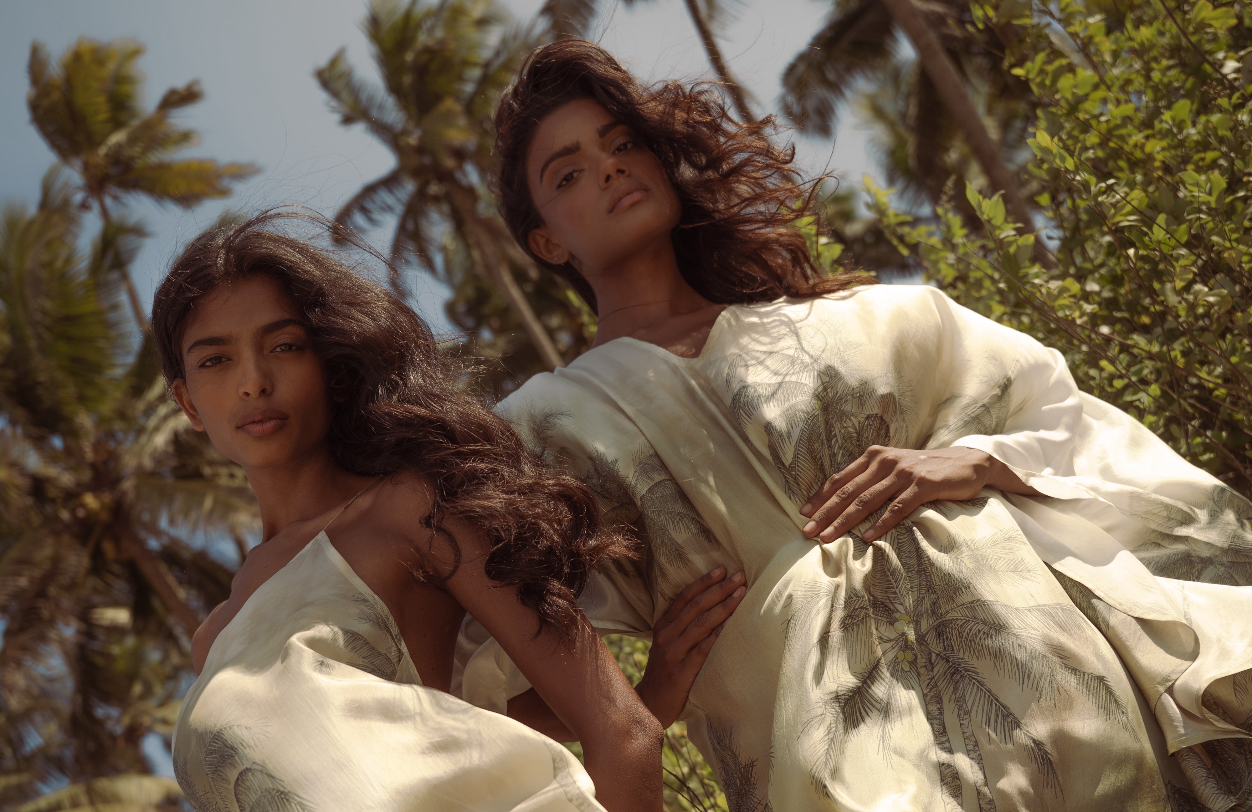 Under the Palms | Silk Summer Collection | FARA Boutique - FARABOUTIQUE