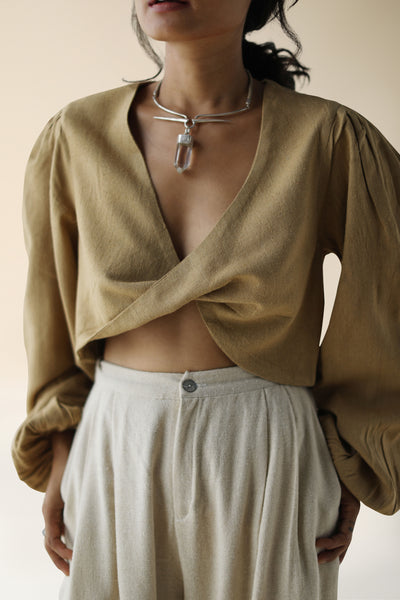 Astra Statement Cuff Crop Top