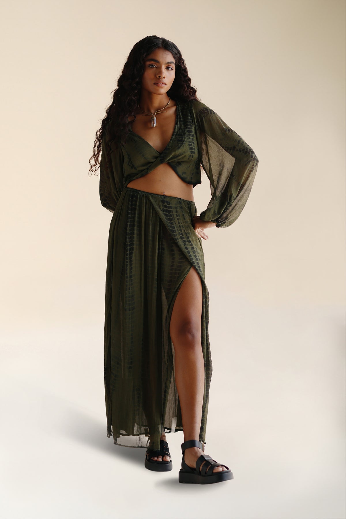 DEIÀ FLOW SKIRT / AMBER