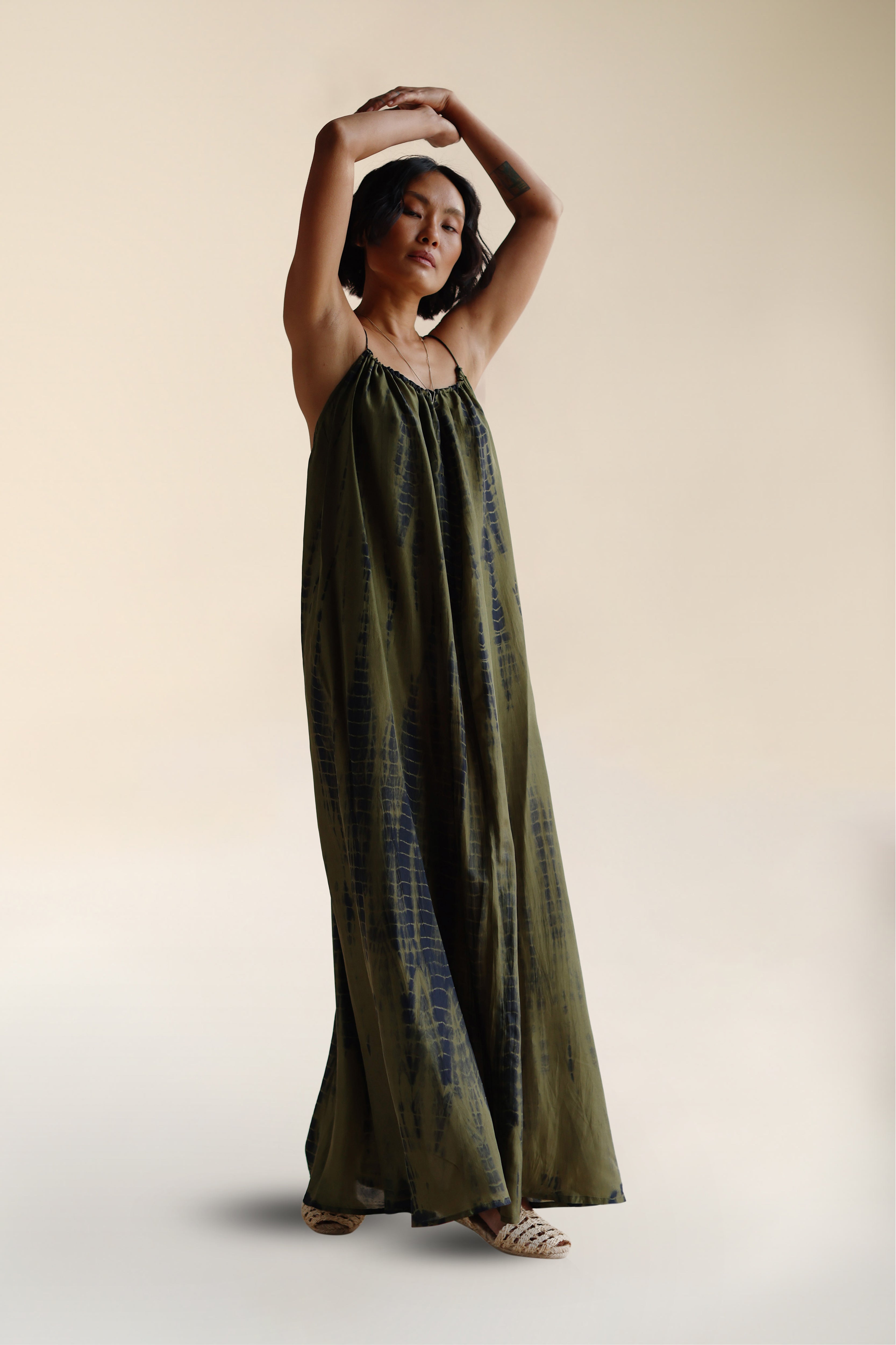 lotus maxi dress LOTUS HALTER COWL MAXI DRESS - BITTER CHOCOLATE