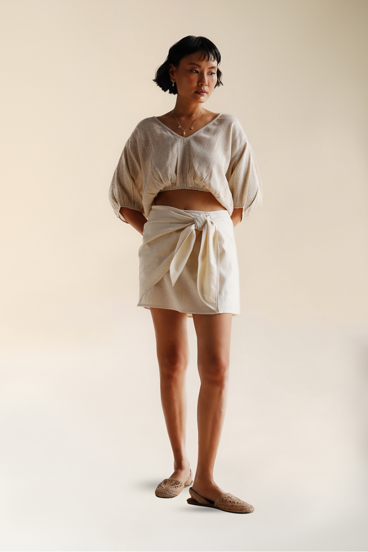 SHION WRAP SKIRT