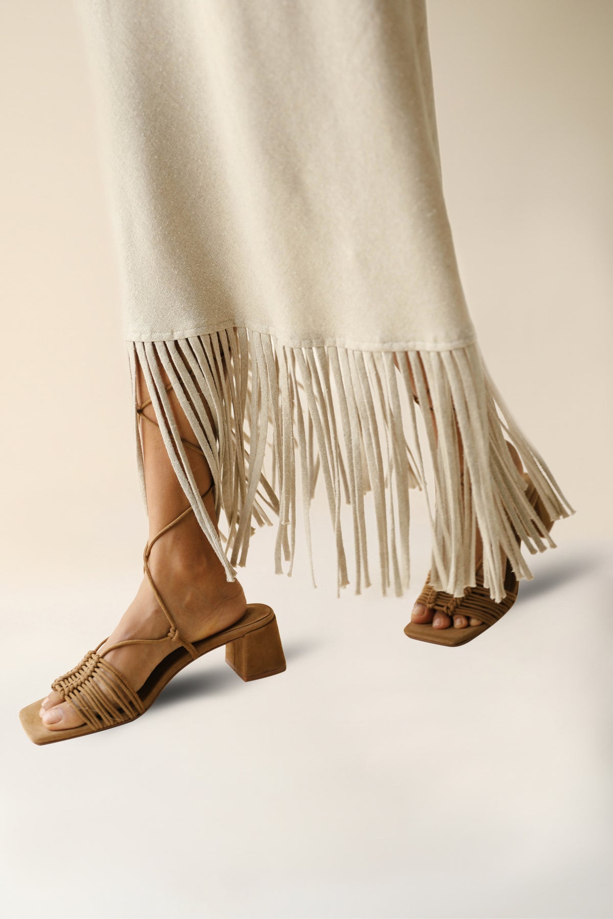 NOMAD FRINGE DRESS