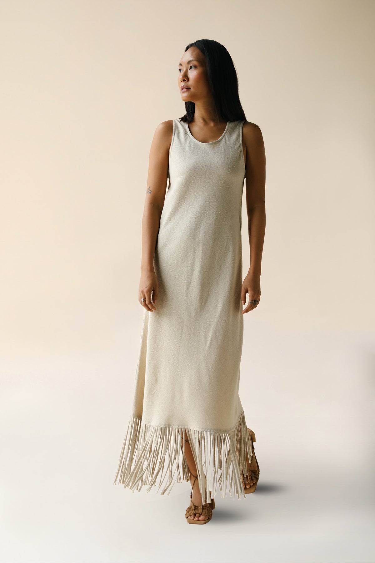 NOMAD FRINGE DRESS