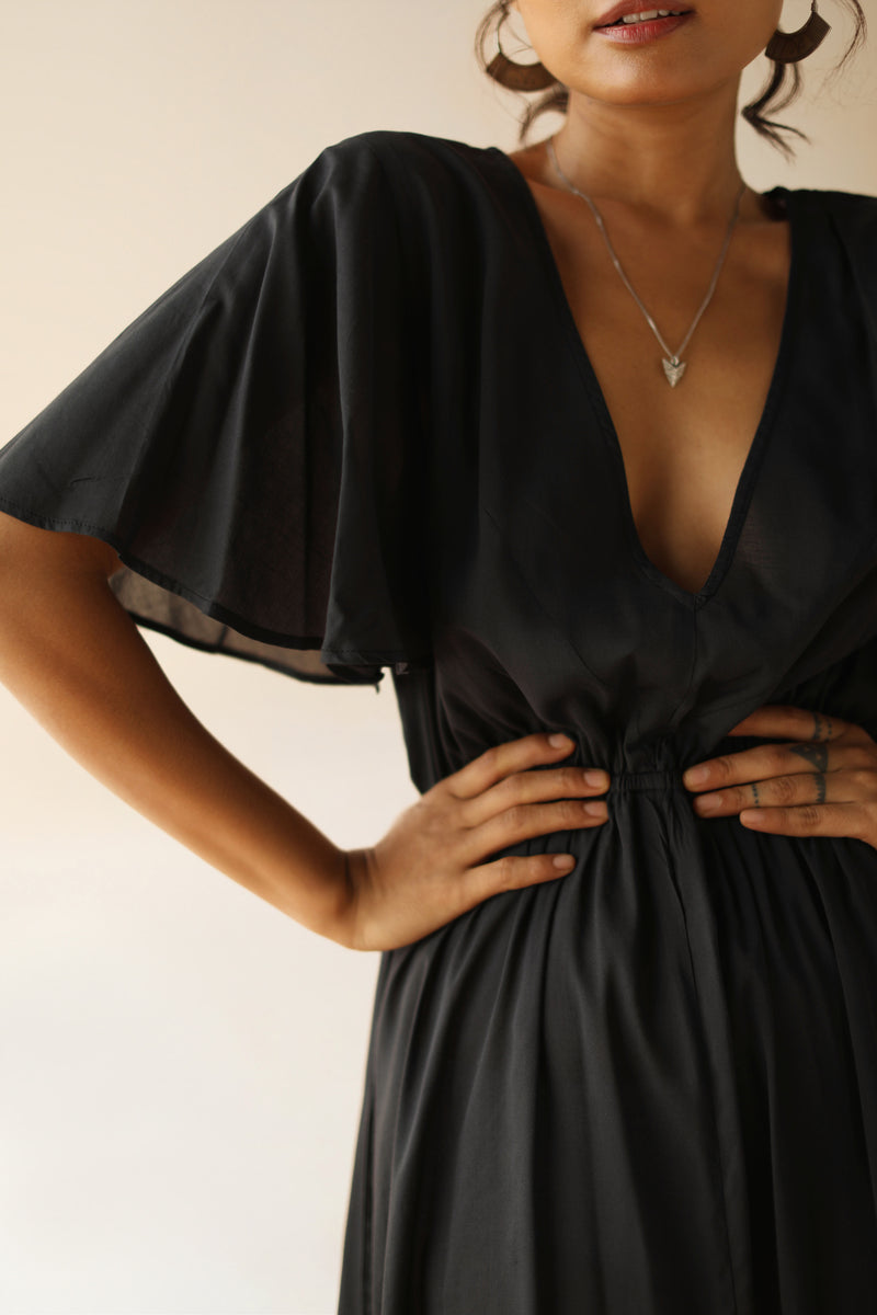 Orissa Dress Hemp Black