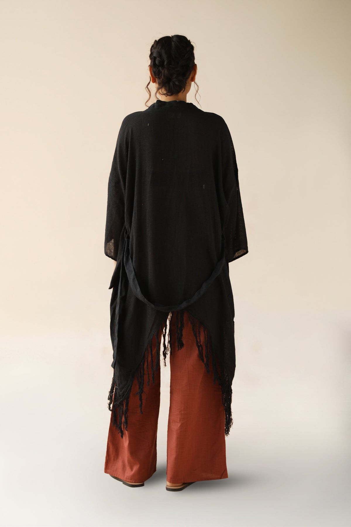 RAW SILK KIMONO