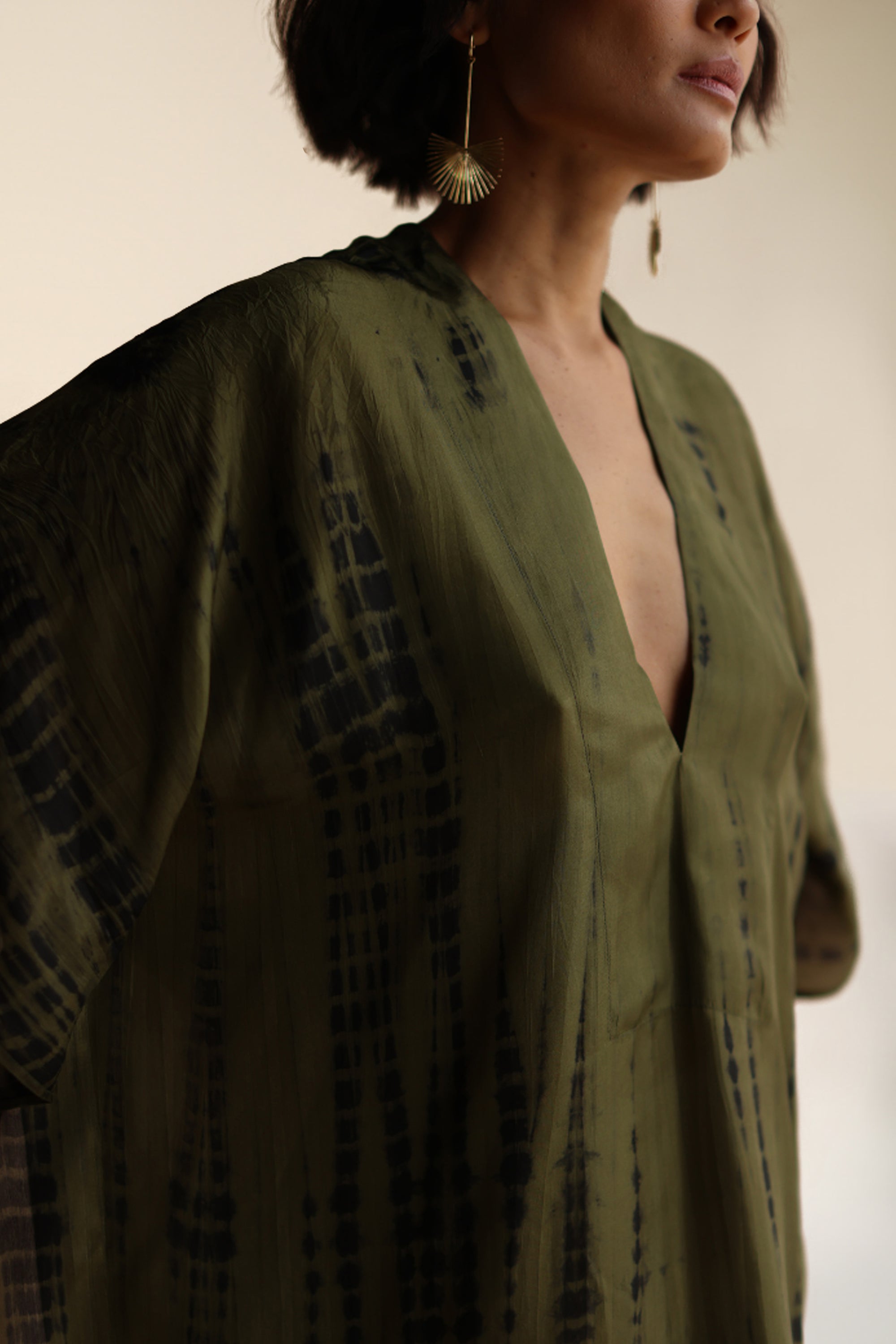 Maahi Kaftan Teal/Olive main image 1