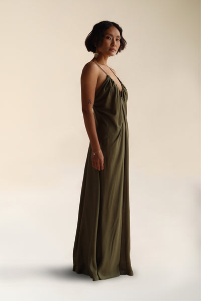 Zoe Dress - Peacock Orange